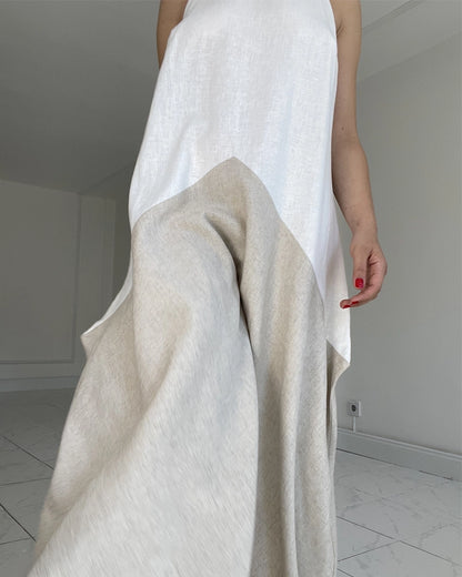 Burcu Aslan Dress SALIRO LINEN DRESS