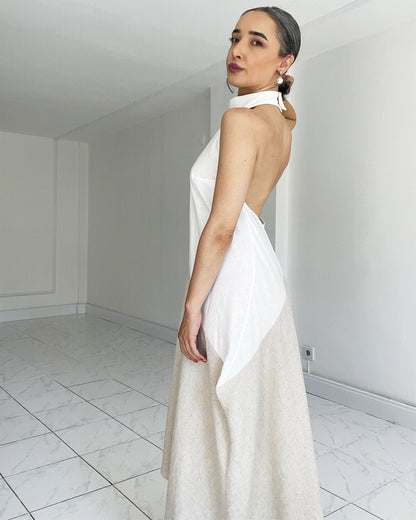 Burcu Aslan Dress SALIRO LINEN DRESS