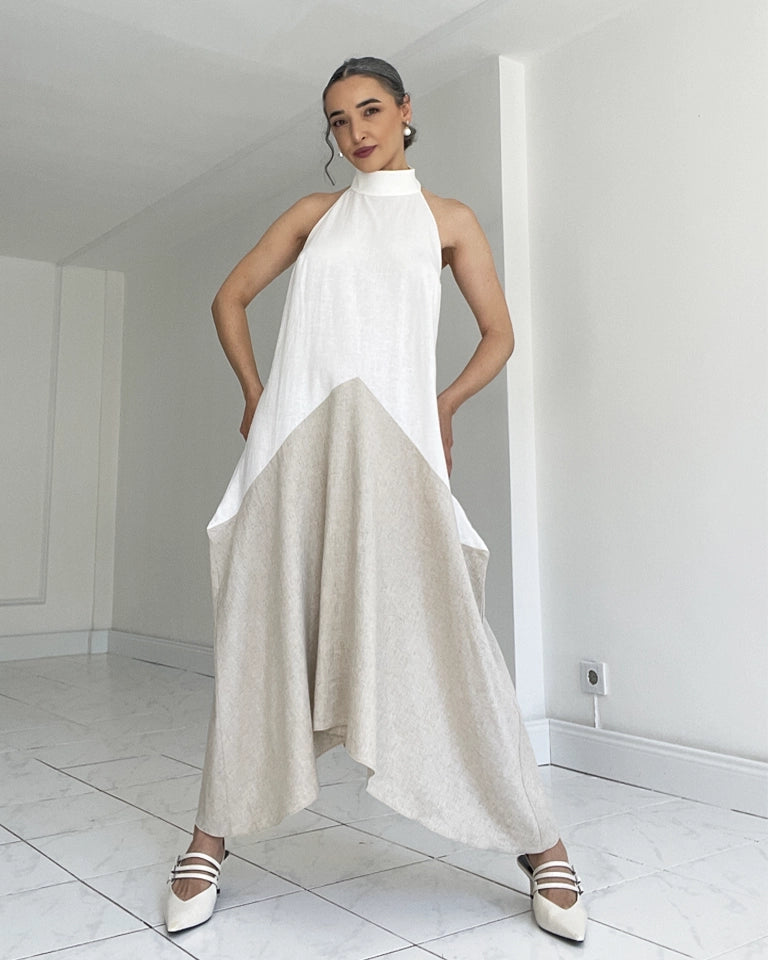 Burcu Aslan TOTAL OUTFIT SAL 2 PIECES LINEN LOOK