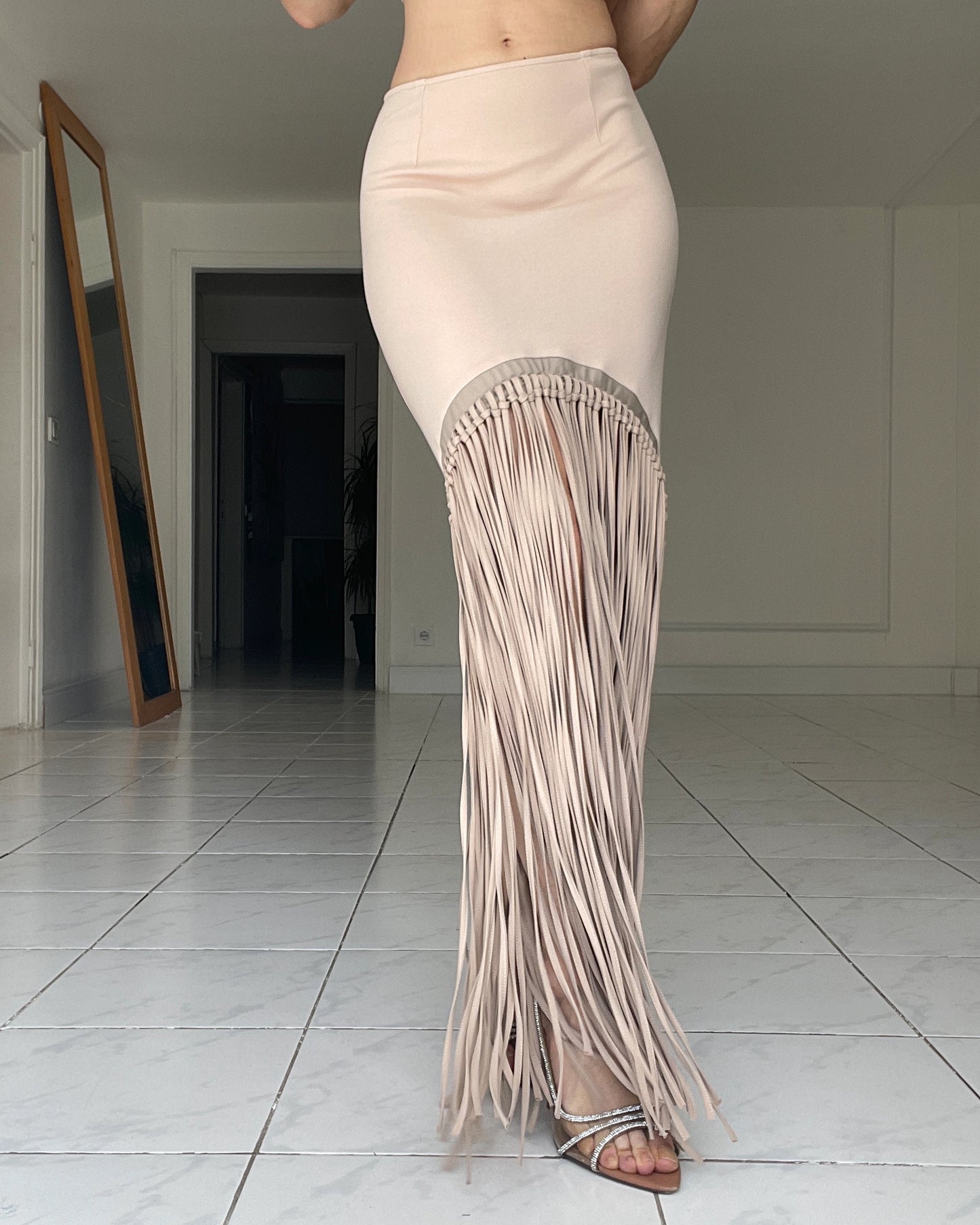 Burcu Aslan Skirt SAPU FRINGED SKIRT