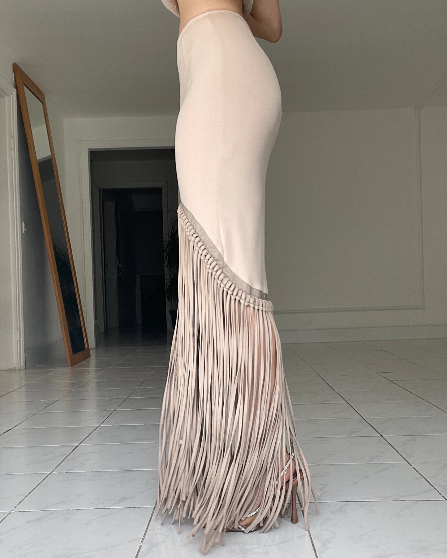 Burcu Aslan Skirt SAPU FRINGED SKIRT