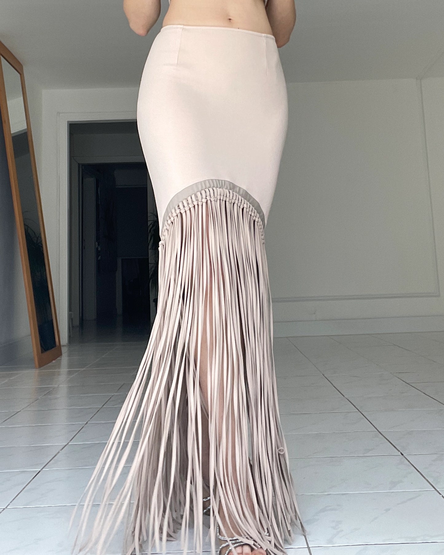 Burcu Aslan Skirt SAPU FRINGED SKIRT