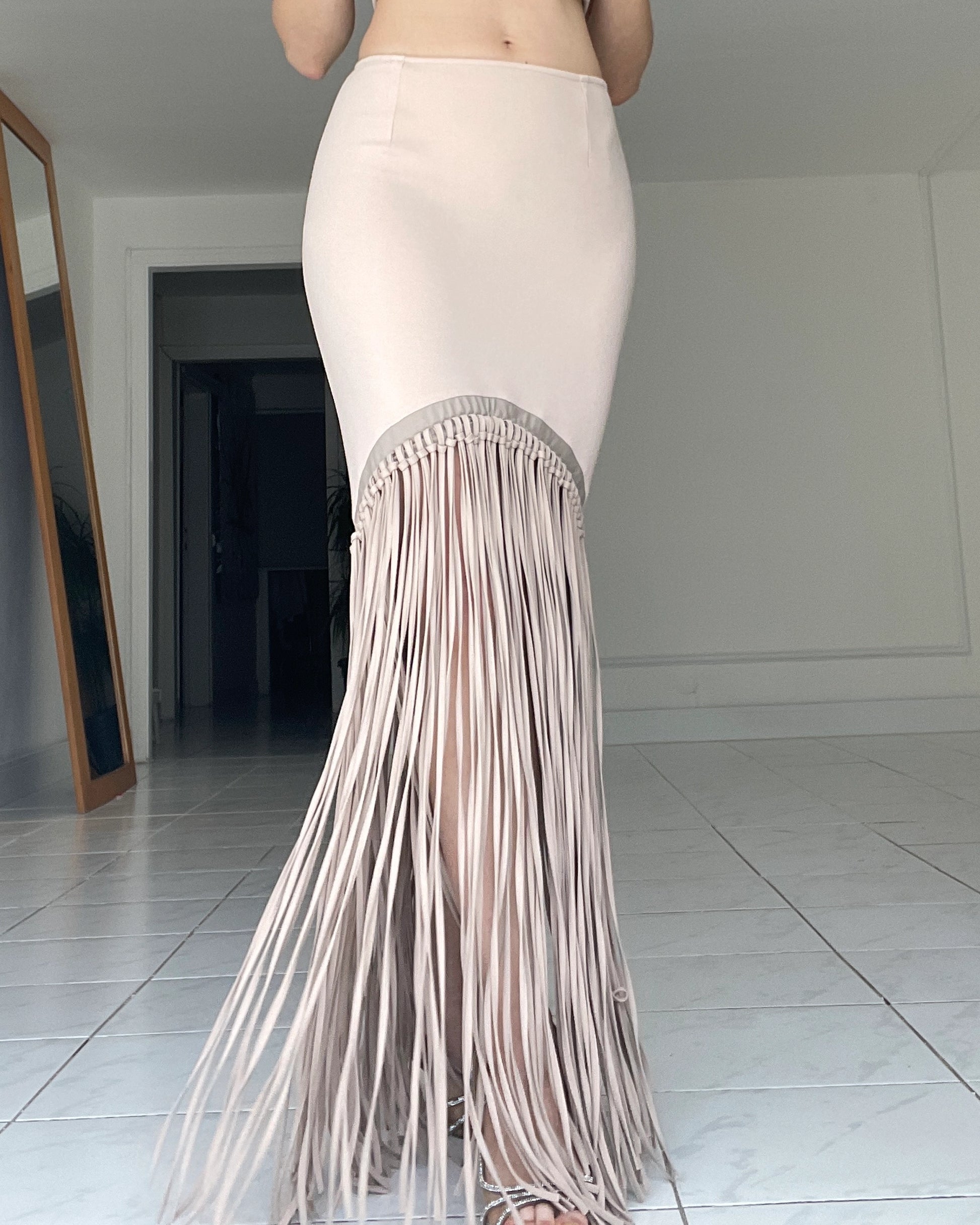 Burcu Aslan Skirt SAPU FRINGED SKIRT