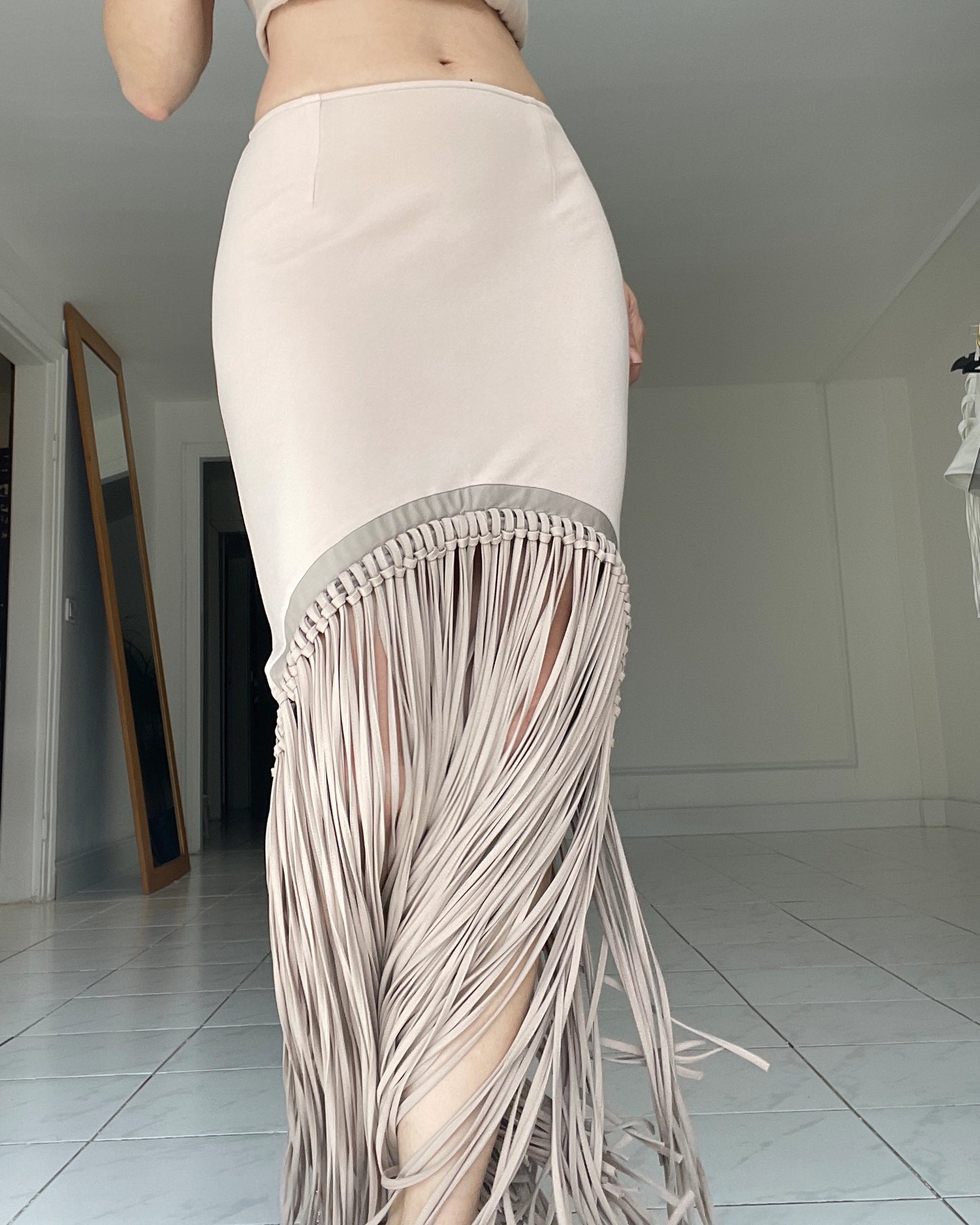 Burcu Aslan Skirt SAPU FRINGED SKIRT