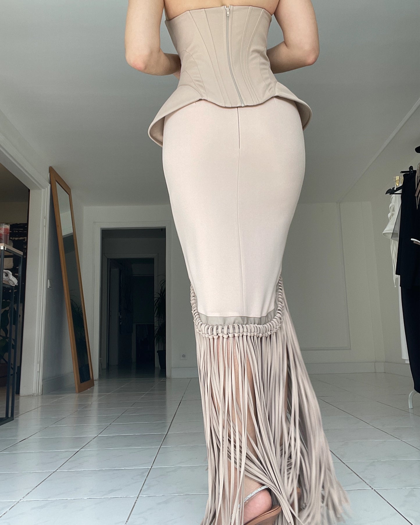 Burcu Aslan Skirt SAPU FRINGED SKIRT