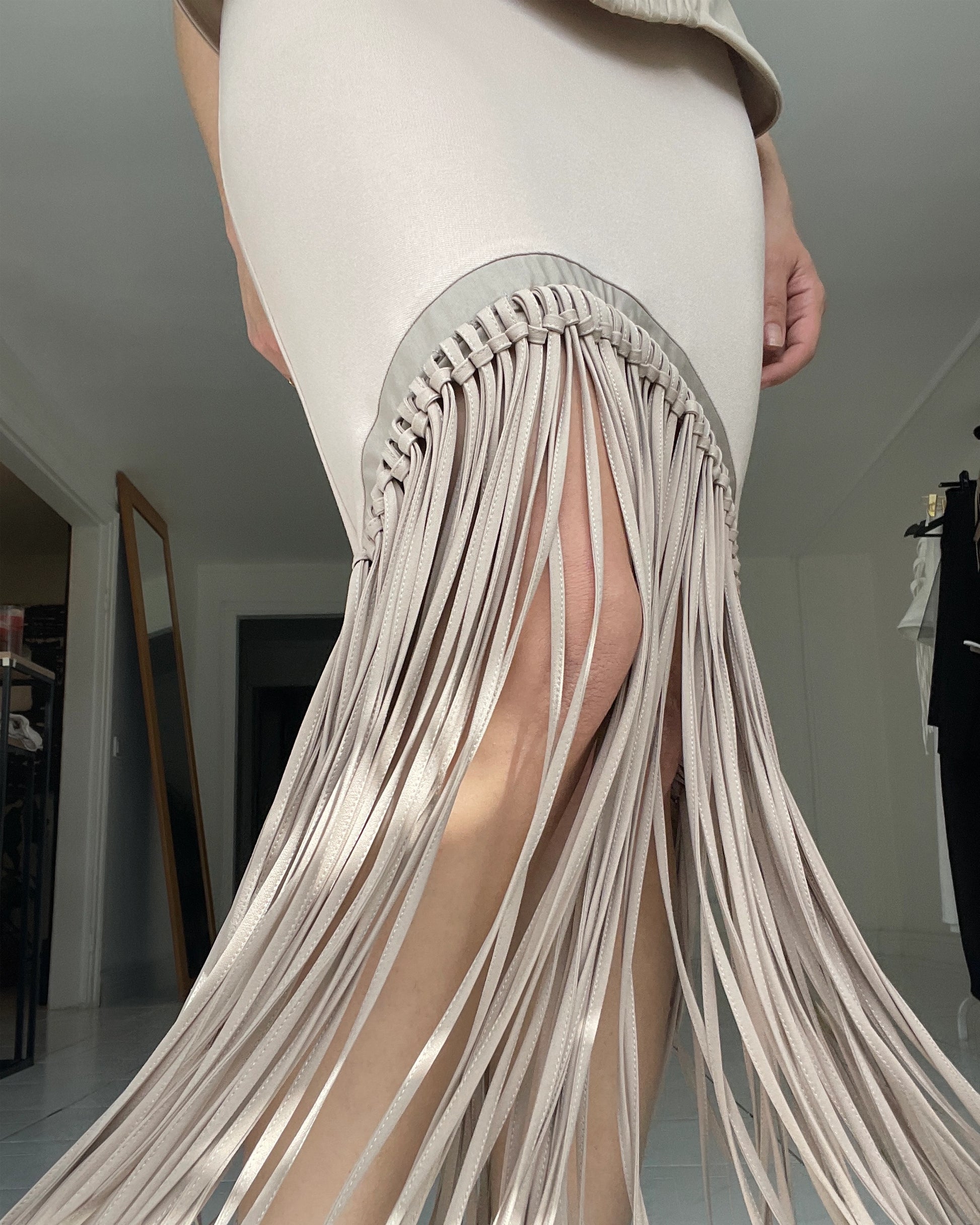 Burcu Aslan Skirt SAPU FRINGED SKIRT