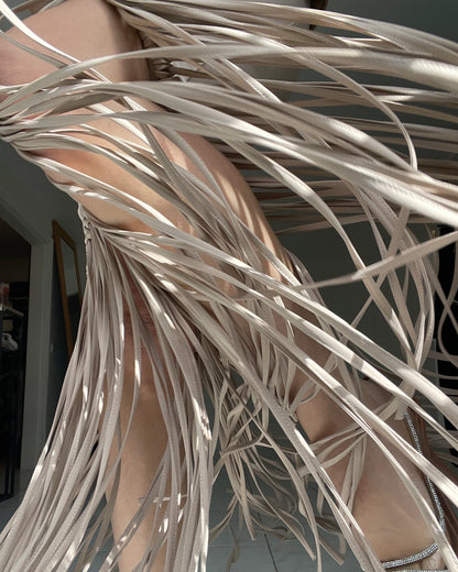 Burcu Aslan Skirt SAPU FRINGED SKIRT