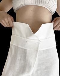 Burcu Aslan Pants SUZA COMFORTABLE LINEN PANTS
