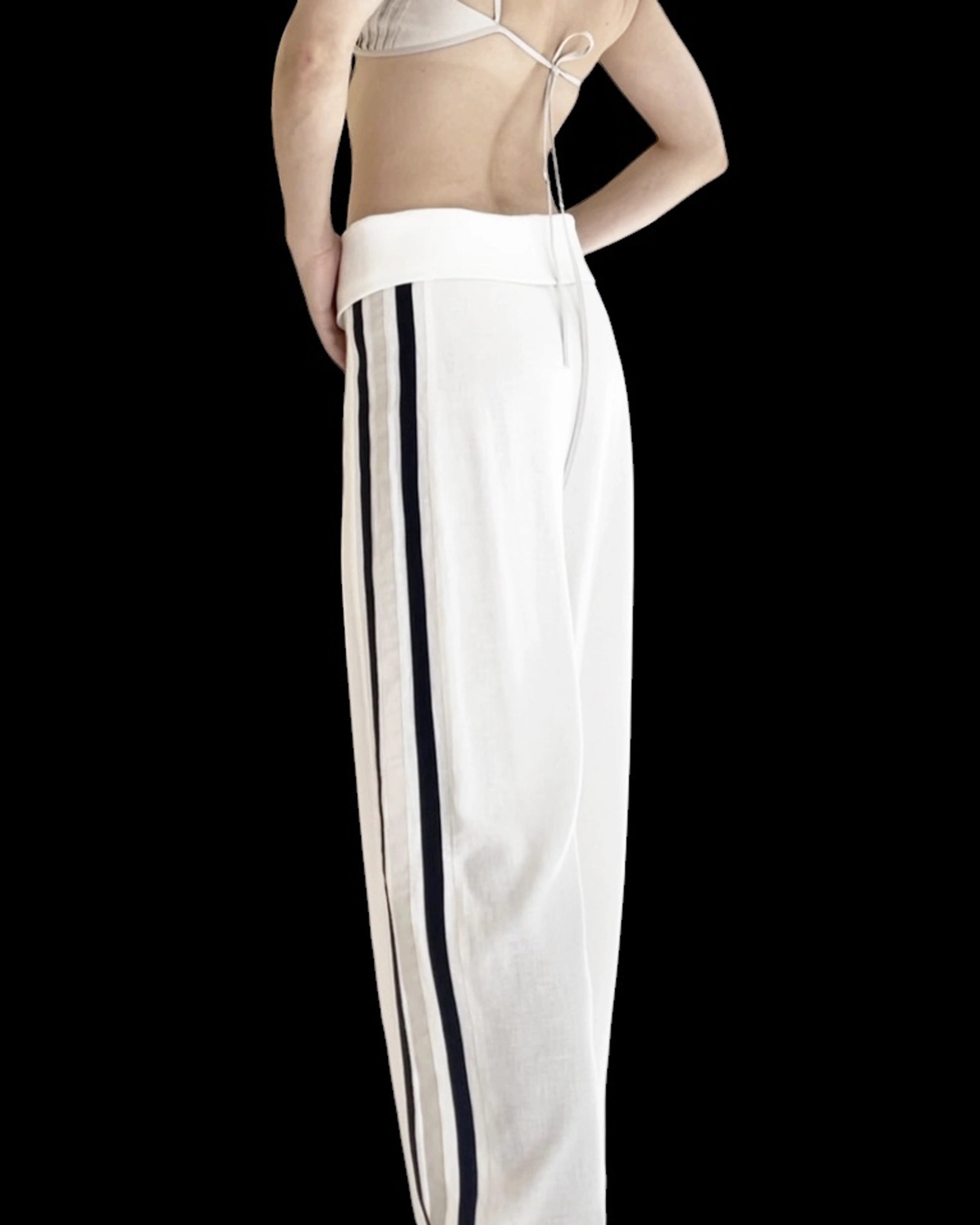 Burcu Aslan Pants SUZA COMFORTABLE LINEN PANTS