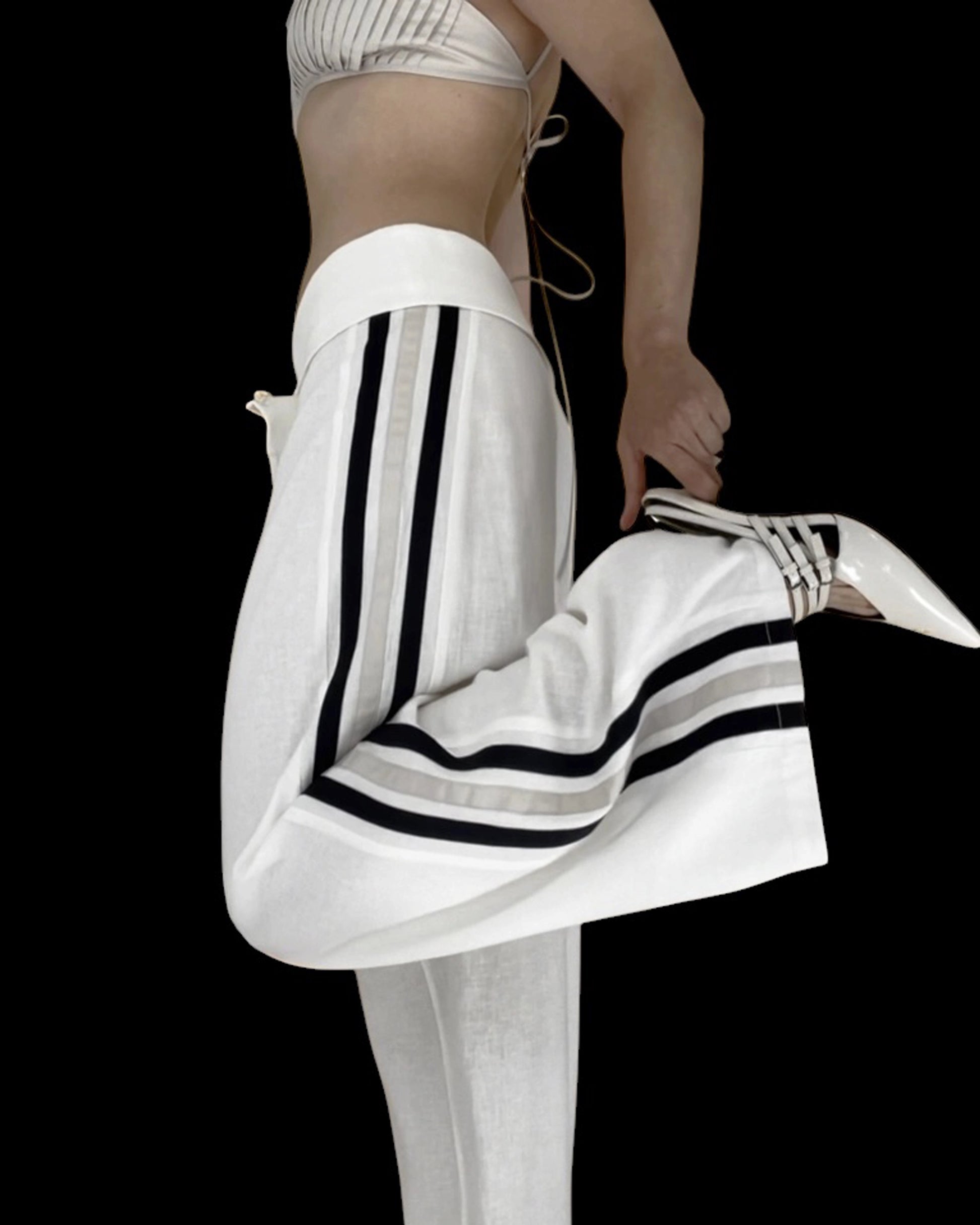 Burcu Aslan Pants SUZA COMFORTABLE LINEN PANTS