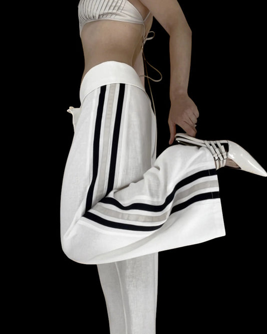 Burcu Aslan Pants SUZA COMFORTABLE LINEN PANTS