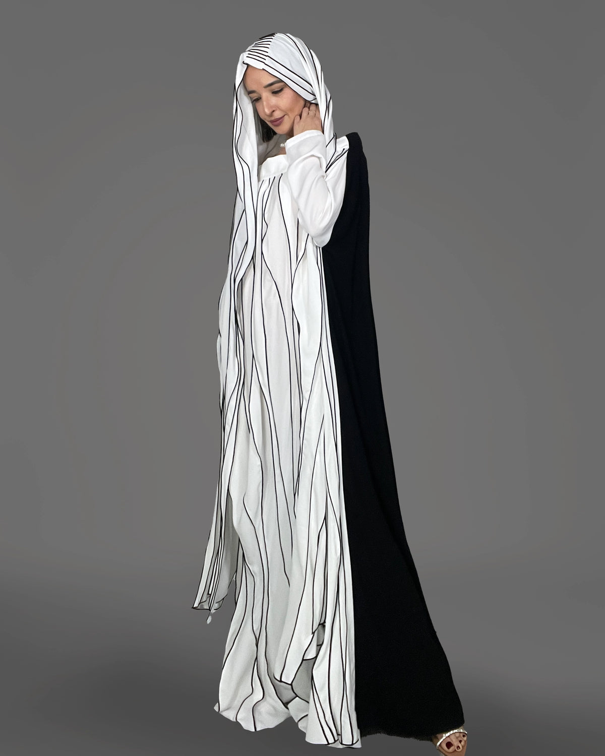 Burcu Aslan TOTAL OUTFIT TURA TOTAL OUTFIT / DRESS&SHAWL (2 PIECES)