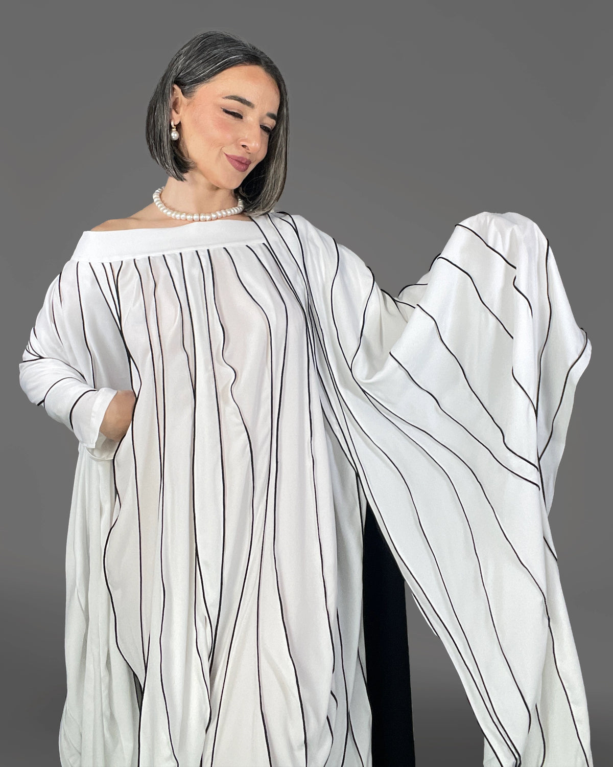 Burcu Aslan TOTAL OUTFIT TURA TOTAL OUTFIT / DRESS&SHAWL (2 PIECES)