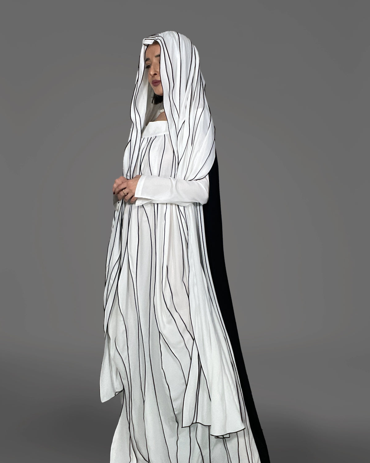 Burcu Aslan TOTAL OUTFIT TURA TOTAL OUTFIT / DRESS&SHAWL (2 PIECES)