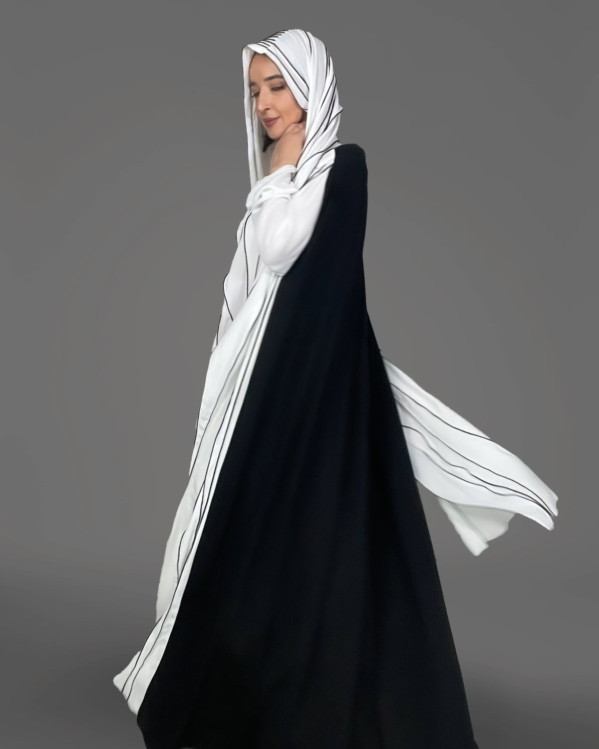 Burcu Aslan TOTAL OUTFIT TURA TOTAL OUTFIT / DRESS&SHAWL (2 PIECES)