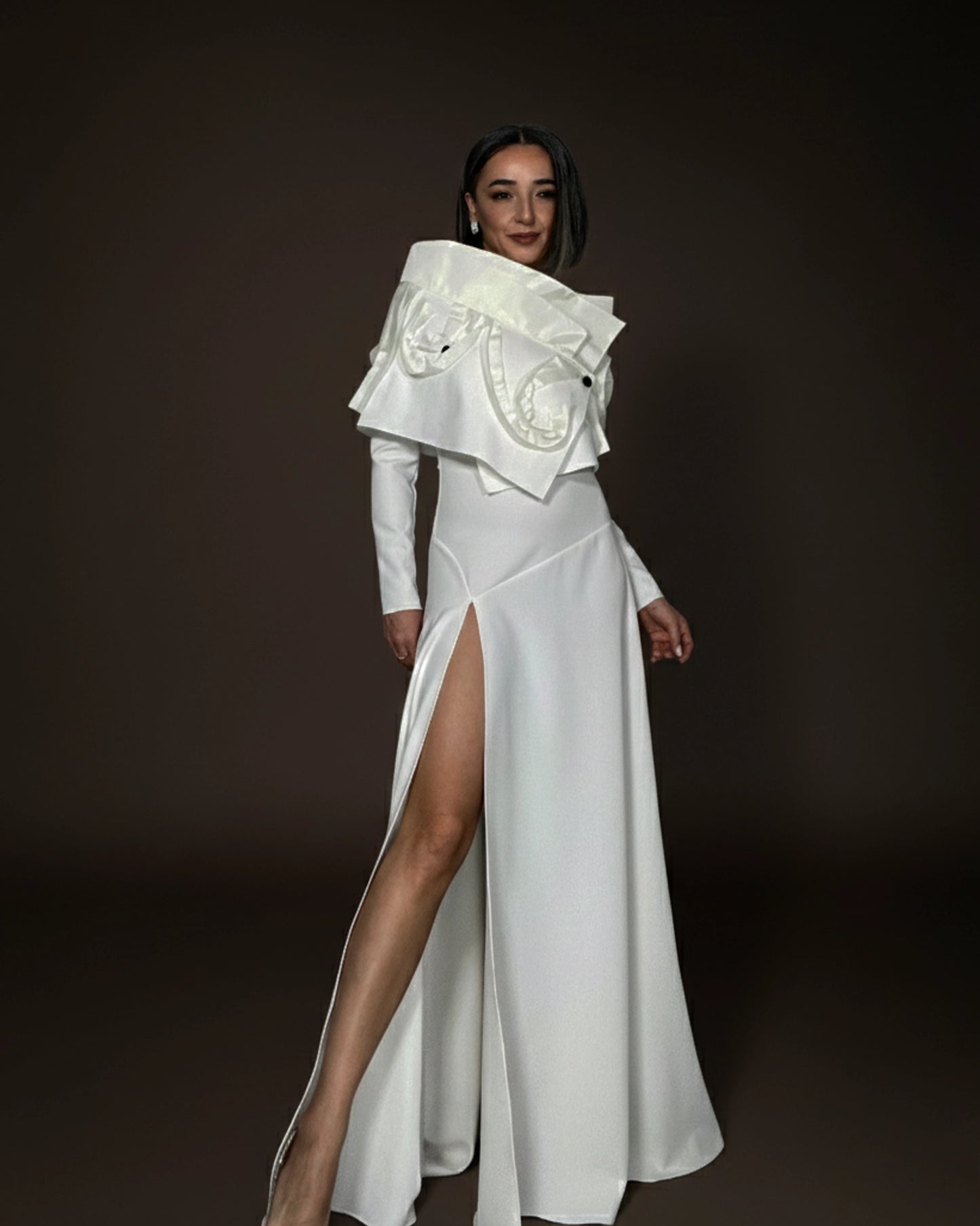 Burcu Aslan Etol UZAL CASHMERE FABRIC STOLE