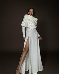 Burcu Aslan Etol UZAL CASHMERE FABRIC STOLE