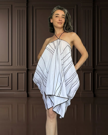 Burcu Aslan Dress THIN AND LIGHTWEIGHT COTTON DRESS / TUNIC - VULI VUAL DRESS
