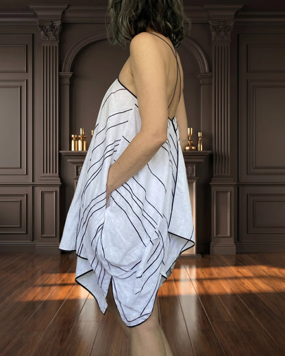 Burcu Aslan Dress THIN AND LIGHTWEIGHT COTTON DRESS / TUNIC - VULI VUAL DRESS